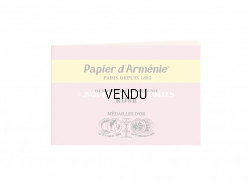 画像1: アンティーク おしろい紙のカルネ PAPIER POUDRE DE RIZ - L.PLASSARD PARIS -