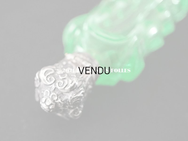 画像11: アンティーク ウラングラスの携帯用パフュームボトル 気付け用の小瓶