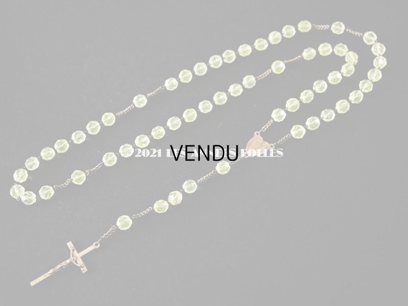 画像8: アンティーク ウラングラスのロザリオ 大粒　８mm ルルドの泉のスヴニール