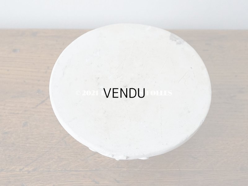 画像8: アンティーク マリア像の大きな台座　石膏製 (M）　1854年12月8日　ROME 17.5×6cm