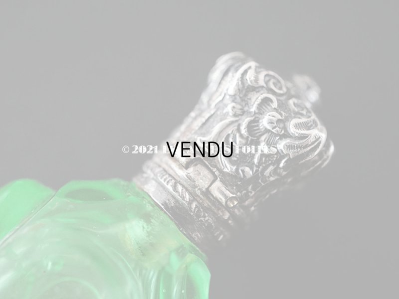 画像9: アンティーク ウラングラスの携帯用パフュームボトル 気付け用の小瓶