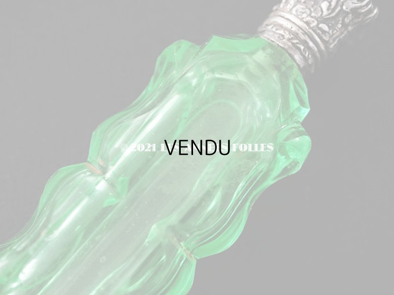 画像5: アンティーク ウラングラスの携帯用パフュームボトル 気付け用の小瓶