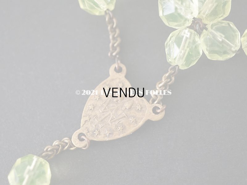 画像5: アンティーク ウラングラスのロザリオ 大粒　８mm ルルドの泉のスヴニール