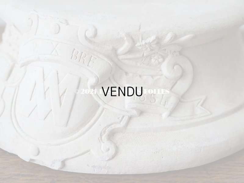 画像5: アンティーク マリア像の大きな台座　石膏製 (M）　1854年12月8日　ROME 17.5×6cm