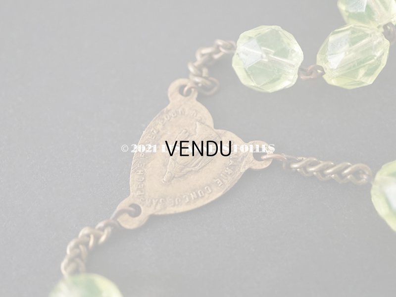 画像4: アンティーク ウラングラスのロザリオ 大粒　８mm ルルドの泉のスヴニール