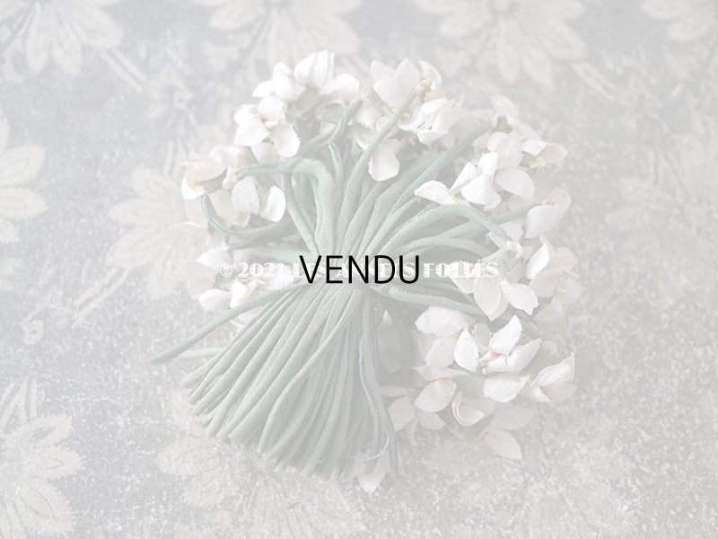 画像3: アンティーク 白菫の布花　約75輪