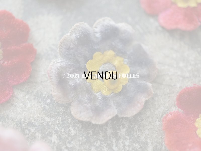 画像3: アンティーク　ベルベットのの布花のセット