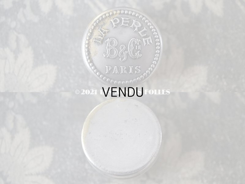 画像4: アンティーク チークパウダーの小さなボックス LA PERLE B&Cie - A.BOURJOIS & Cie PARIS -