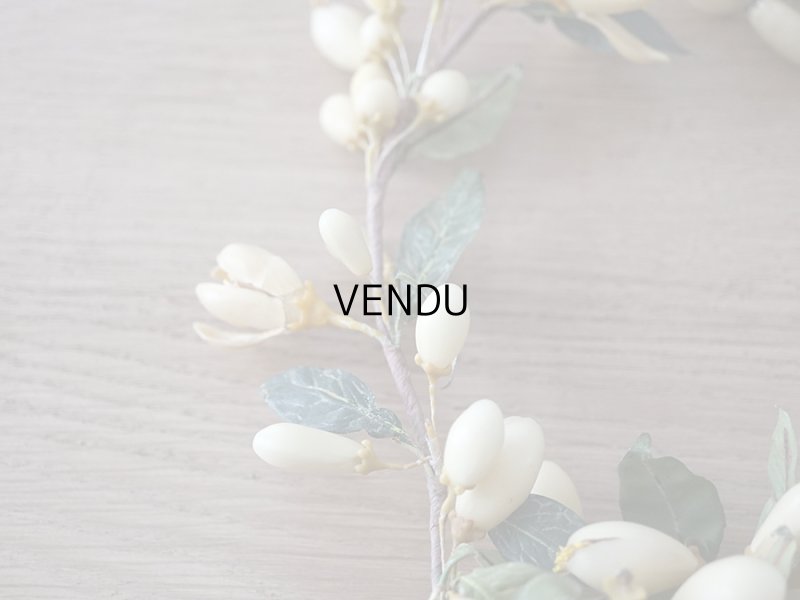 画像4: 19世紀末 アンティークワックスフラワーのティアラ & ブートニアのセット ウェディング 結婚式 