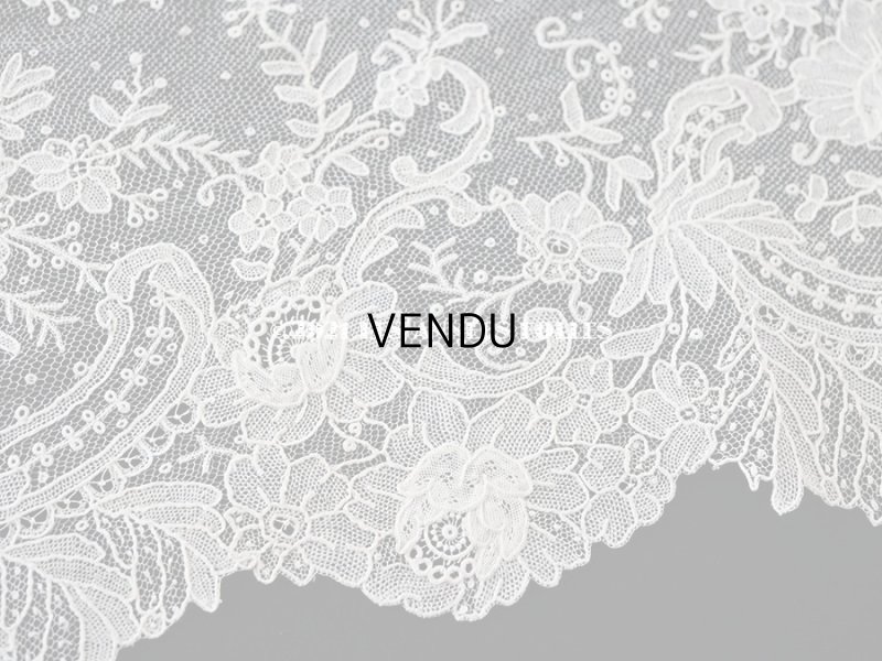 画像8: 【セール対象外】19世紀末  アンティーク 幅広18cm　ポワンドローズ　ニードルレース 3.3m  『ポワン・ド・ガーズ』『ポワン・ド・ローズ』 