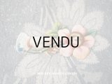 1900年代 アンティーク 小さなダイカットクロモ　薔薇を持つ手