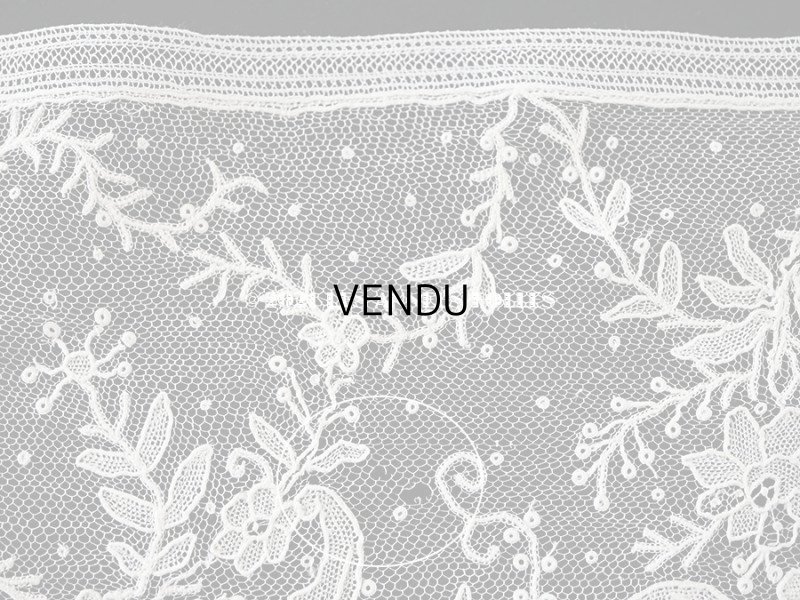 画像16: 【セール対象外】19世紀末  アンティーク 幅広18cm　ポワンドローズ　ニードルレース 3.3m  『ポワン・ド・ガーズ』『ポワン・ド・ローズ』 