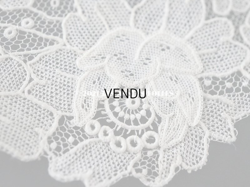 画像11: 【セール対象外】19世紀末  アンティーク 幅広18cm　ポワンドローズ　ニードルレース 3.3m  『ポワン・ド・ガーズ』『ポワン・ド・ローズ』 