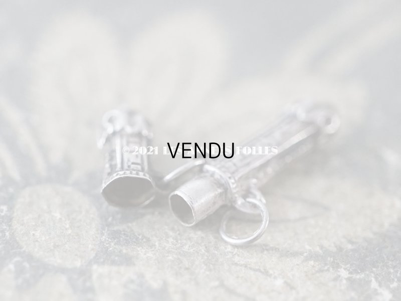 画像7: アンティーク ドール用 シルバー製 とても小さなニードルケース シャトレーヌ用