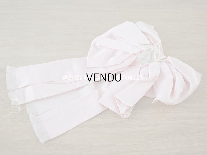 画像3: アンティーク 少女のドレス用  ベビーピンクのリボン