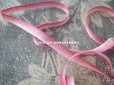 画像3: アンティーク  リボン刺繍 & ロココトリム用 シルク製 リボン 10m 6mm幅 ピンク  (3)