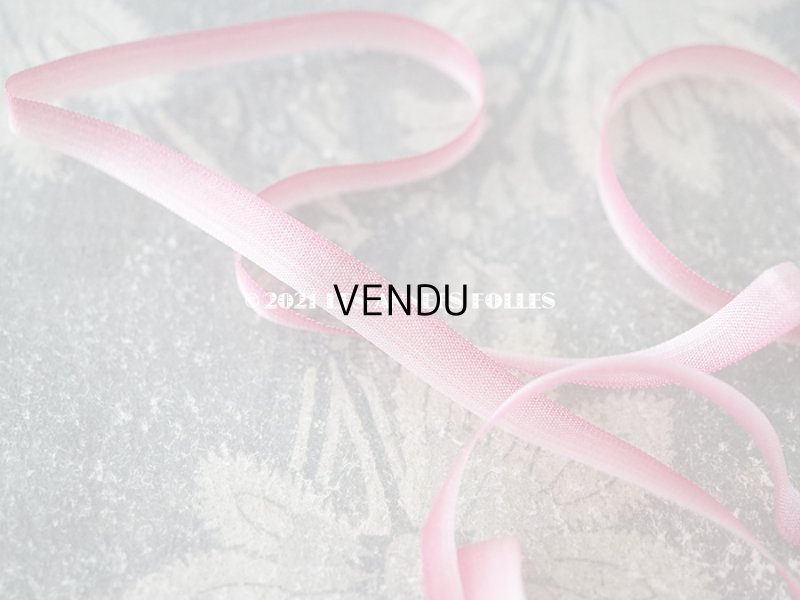 画像3: アンティーク  リボン刺繍 & ロココトリム用 シルク製 リボン 10m 6mm幅 ピンク 
