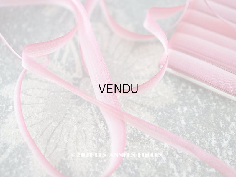 画像1: アンティーク  リボン刺繍 & ロココトリム用 シルク製 リボン 10m 6mm幅 ピンク 