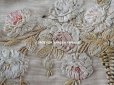 画像10: 【クリスマスセール2021対象外】アンティーク リボン刺繍のパネル 薔薇の花かご　＆　鈴蘭