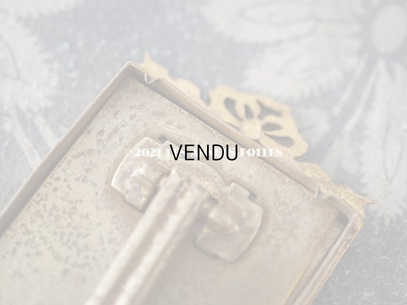 画像7: 【クリスマスセール2021対象外】アンティーク とても小さなフォトフレーム  リボンモチーフ付き