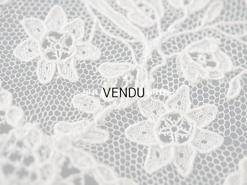 画像11: 【クリスマスセール2021対象外】アンティーク アランソンレース 結婚式のハンカチ  【ポワン・ダランソン（アランソン）】　【POINT D'ALENCON】