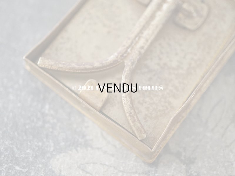 画像8: 【クリスマスセール2021対象外】アンティーク とても小さなフォトフレーム  リボンモチーフ付き