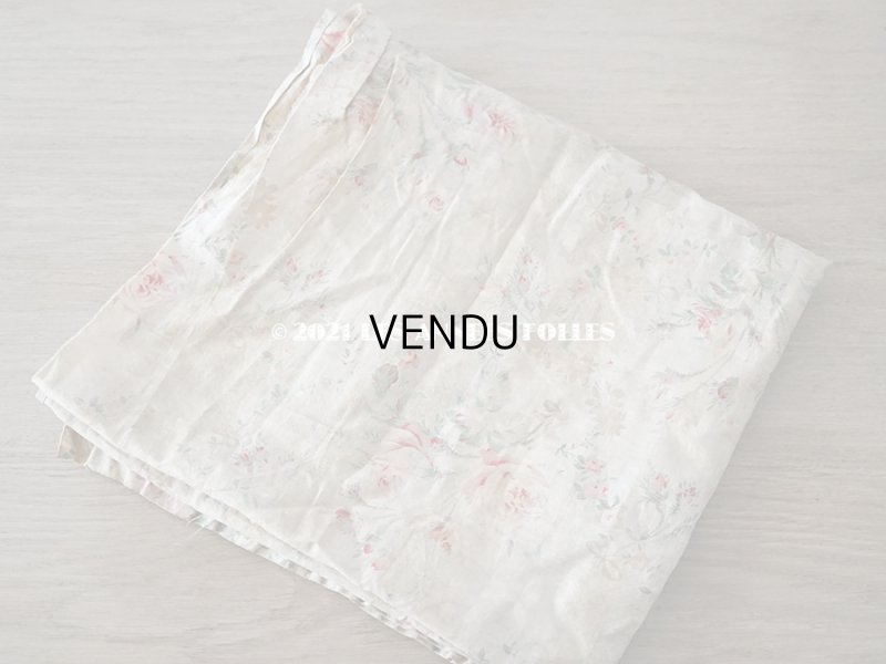 画像15: 【クリスマスセール2021対象外】19世紀末 アンティーク 薔薇模様のファブリック　74×135cm