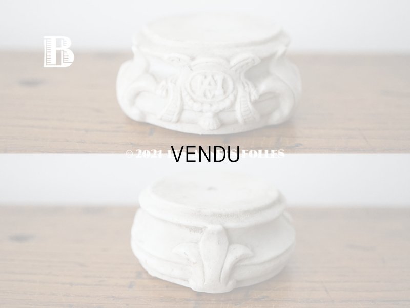 画像6: 【クリスマスセール2021対象外】1900年代 アンティーク とても小さな　マリア像の台座　セラミック製 