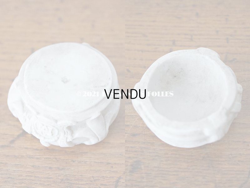 画像9: 【クリスマスセール2021対象外】1900年代 アンティーク とても小さな　マリア像の台座　セラミック製 