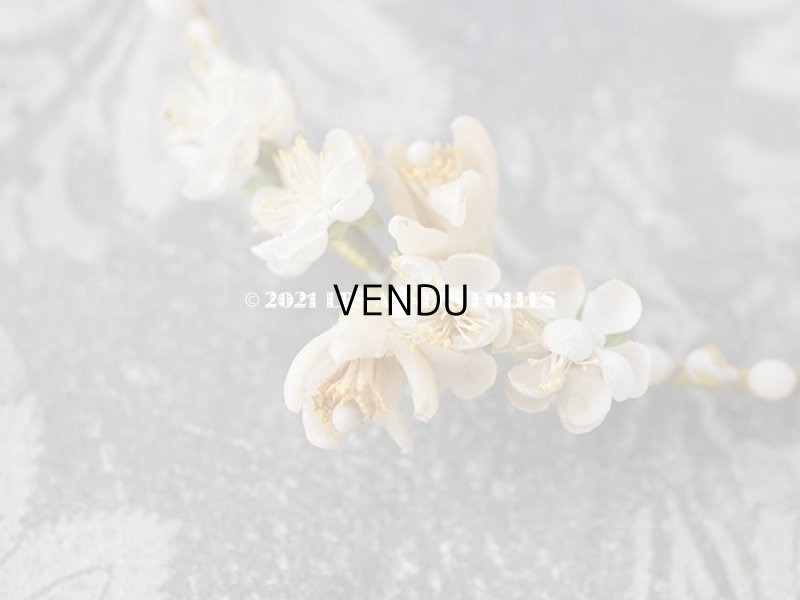 画像3: 1925年 アンティーク ワックスフラワーのティアラ  結婚式 ウェディング 桜の花