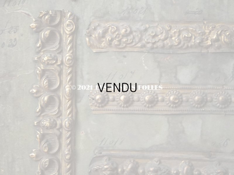 画像8: 1900年代 アンティーク  メタル製 オーナメントの大きなサンプラー 47×62cm