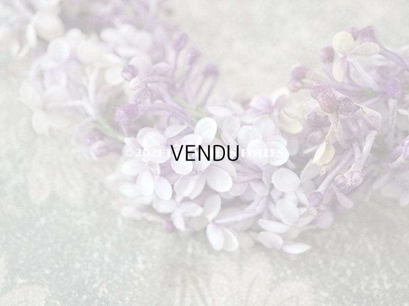画像5: アンティーク ライラックの布花  ティアラ