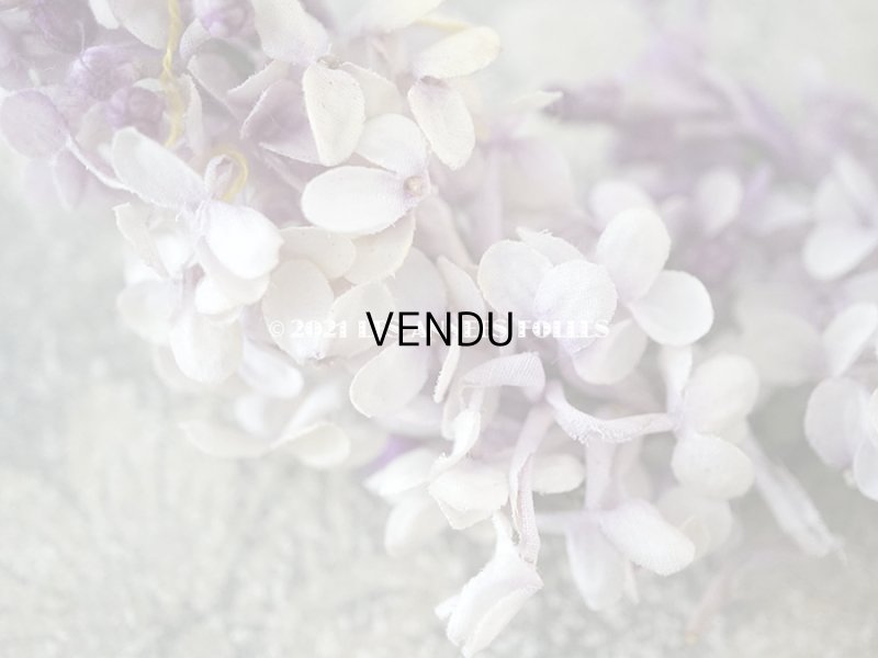 画像8: アンティーク ライラックの布花  ティアラ