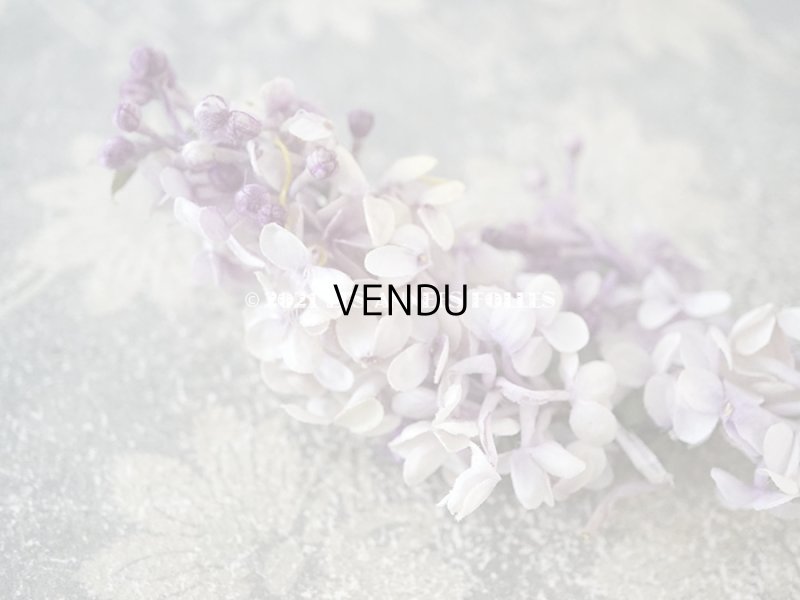 画像7: アンティーク ライラックの布花  ティアラ