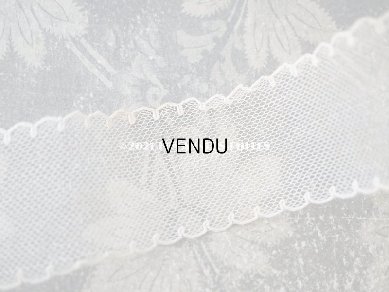 画像7: 1920年代 アンティーク 　ピコット付きチュールレース 約10mのセット　2種類