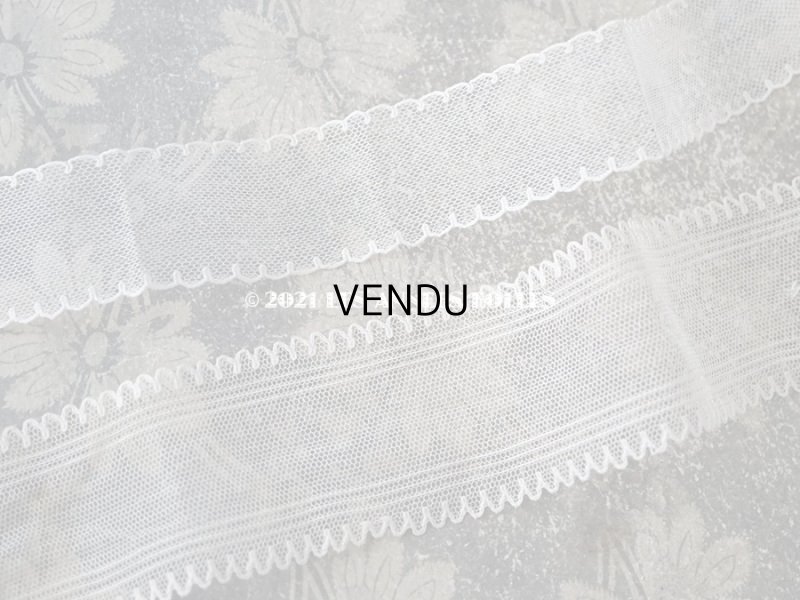 画像3: 1920年代 アンティーク 　ピコット付きチュールレース 約10mのセット　2種類