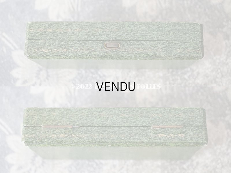 画像4: アンティーク 金彩入り ジュエリーボックス 　グリーン　