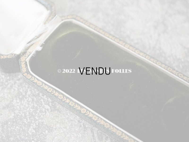 画像8: アンティーク 金彩入り ジュエリーボックス 　グリーン　ボタン用