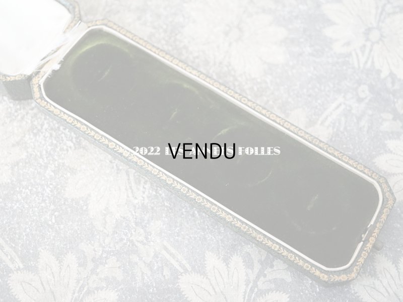 画像7: アンティーク 金彩入り ジュエリーボックス 　グリーン　ボタン用