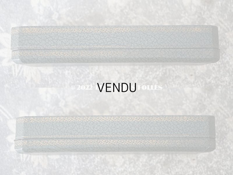 画像4: アンティーク 金彩入り ジュエリーボックス 　グリーン　ボタン用