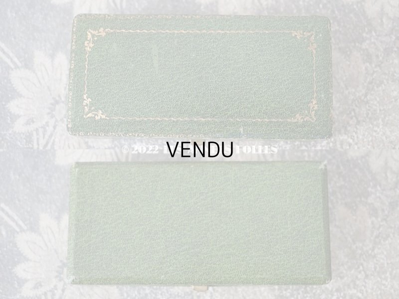 画像3: アンティーク 金彩入り ジュエリーボックス 　グリーン　