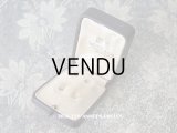 アンティーク 本革製 ジュエリーボックス 　ボルドー