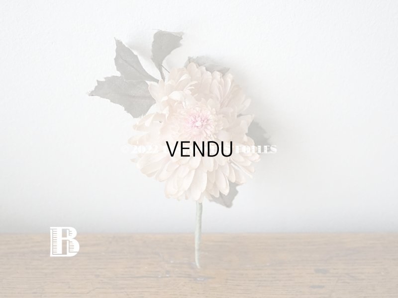 画像5:  アンティーク 布花 西洋菊 クリザンテーム　コサージュ パウダーピンク