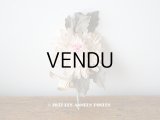  アンティーク 布花 西洋菊 クリザンテーム　コサージュ パウダーピンク