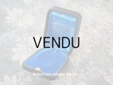 19世紀末　アンティーク 本革製 ペンダントトップ用 ジュエリーボックス　金彩入り 黒 