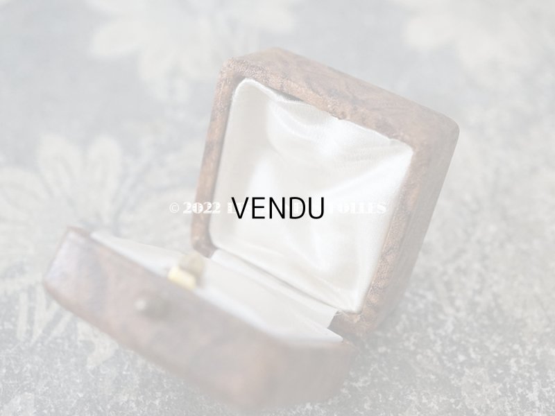 画像8: アンティーク 金彩入り 小さなジュエリーボックス ブラウン