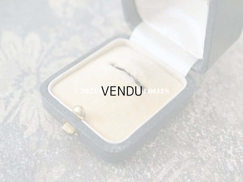 画像6: 1920年代 アンティーク  リングボックス　金彩入り　ブルーグリーン ジュエリーボックス