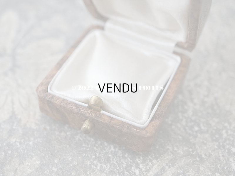 画像7: アンティーク 金彩入り 小さなジュエリーボックス ブラウン