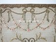 画像3: アンティーク リボン刺繍のパネル 淡いピンクの花　＆　タッセル