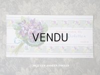 アンティーク ソープラベル 菫　SAVON EXTRA FIN AUX VIOLETTES　- ERIZMA PARIS -　